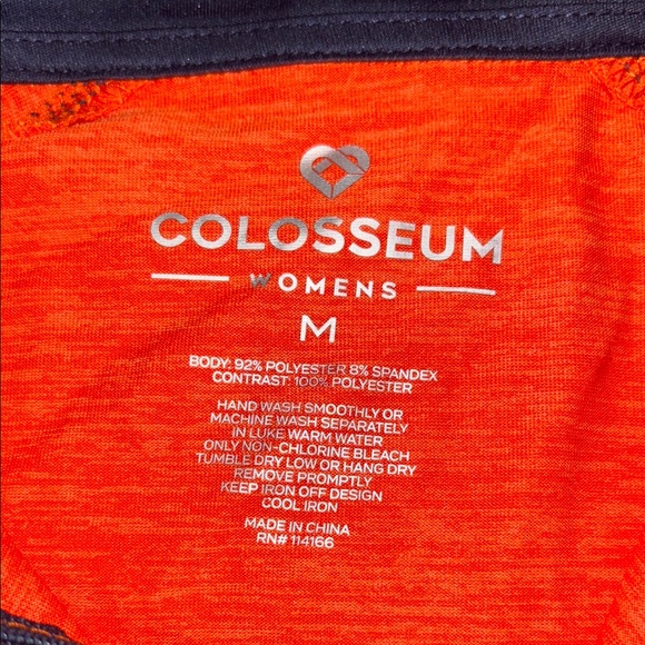 Colosseum Orange Syracuse Quarter zip Long Sleeve - Picture 3 of 4